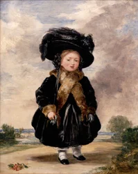 Prinzessin Victoria im Alter von vier Jahren